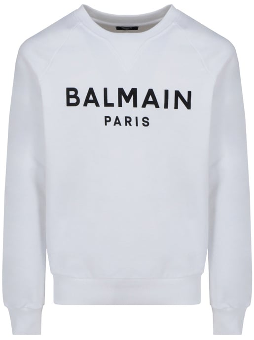 Logo Printed Sweatshirt in White - Image 1