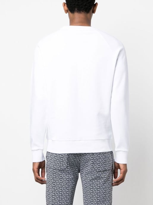 Logo Printed Sweatshirt in White - Image 2