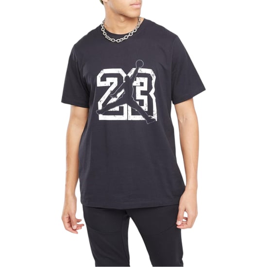 NIKE Air Jordan Mens T Shirts Short Sleeve Crew Neck Sportswear Activewear Top - Image 1