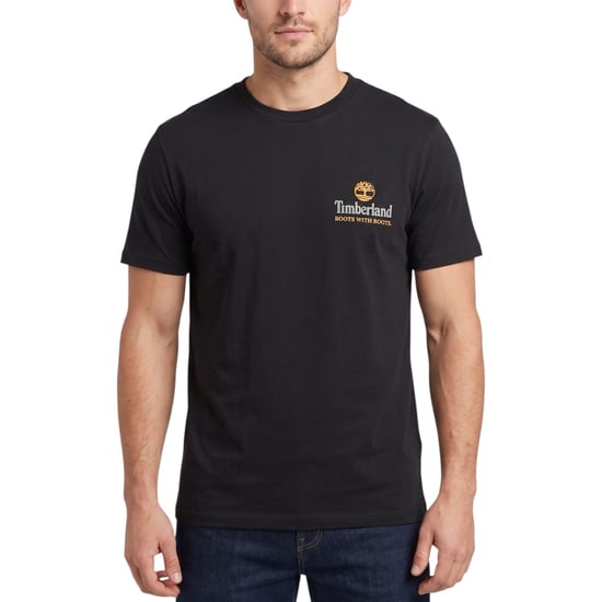 Timberland Mens T Shirts Illustrated Tree Logo Crew Neck Pullover Summer Top New - Image 1