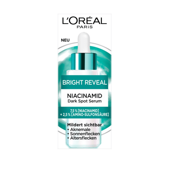 L'Oreal Bright Reveal Niacinamide Dark Spot Serum 30ml - Image 1