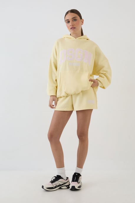 DSGN Studio Collegiate Applique Oversized Hoodie - Image 3