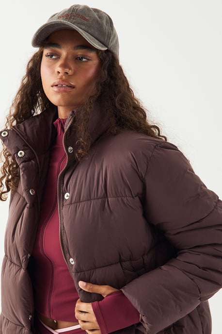 DSGN Studio Sport Zip Through Puffer Coat - Image 4