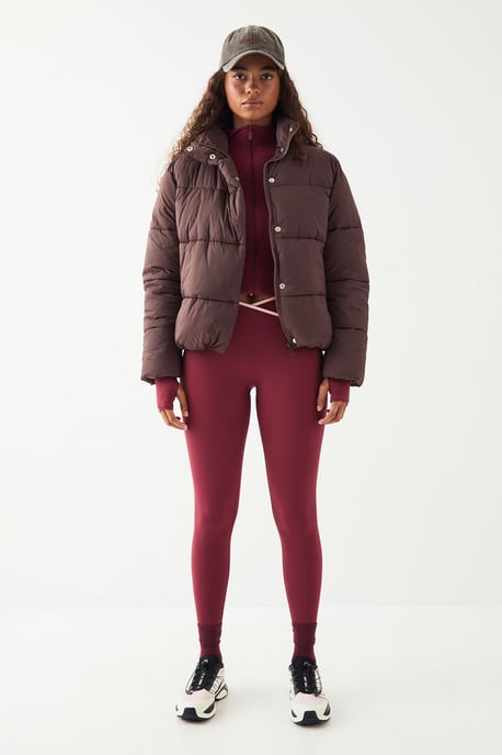 DSGN Studio Sport Zip Through Puffer Coat - Image 5