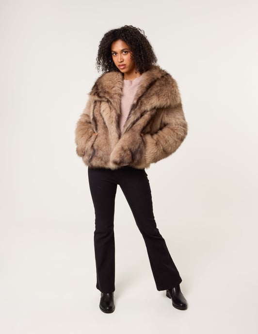 Faux Fur Coat - Image 2