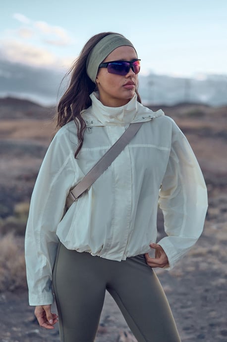 DSGN Studio Funnel Neck Hooded Waterproof Windbreaker - Image 1