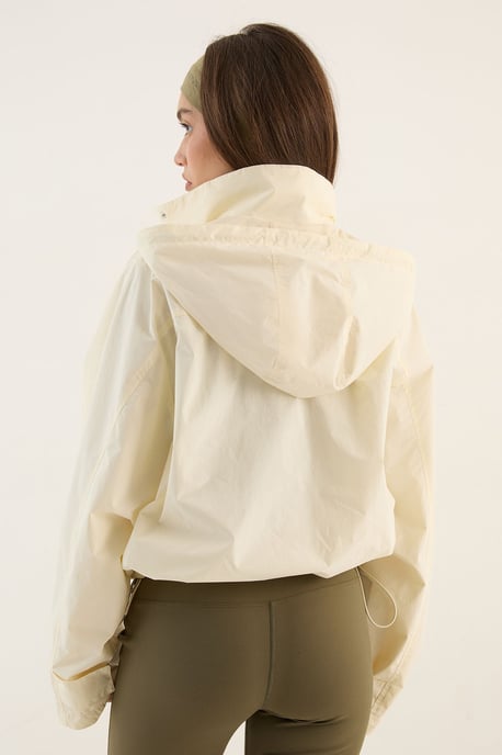 DSGN Studio Funnel Neck Hooded Waterproof Windbreaker - Image 2