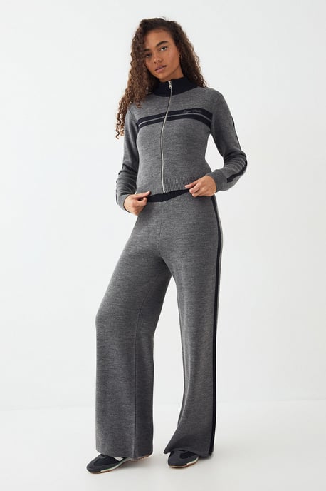DSGN Studio Fitted Zip Through Sweatshirt - Image 3