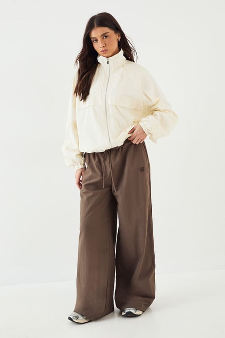 DSGN Studio Nylon Zip Through Funnel Neck Track Jacket - Image 3