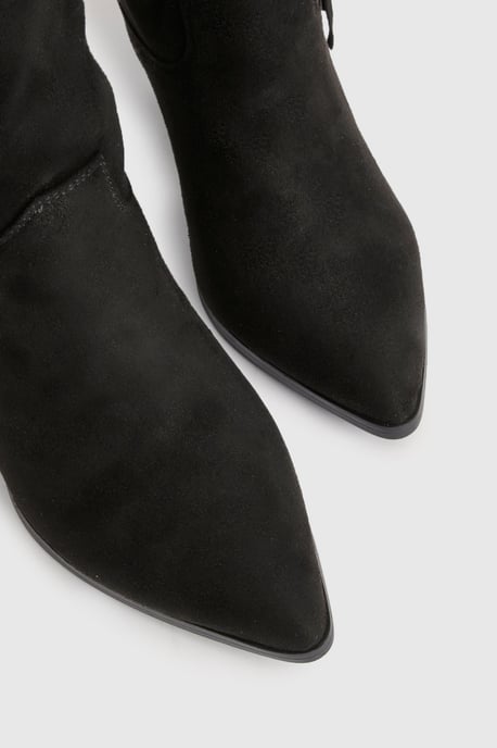 Wide Fit Fringe Cowboy Boots - Image 5
