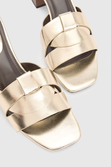 Brooklyn Faux Leather Block Heel Mules - Image 5