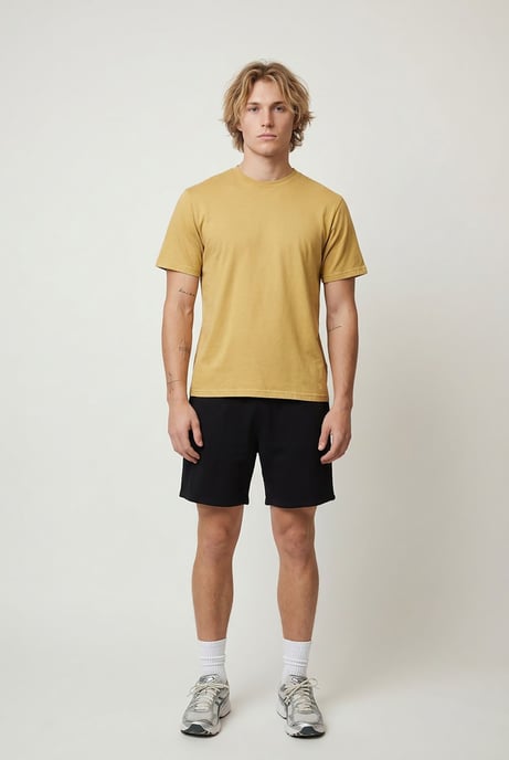 Basic Regular Fit Crew Neck T-Shirt - Image 1