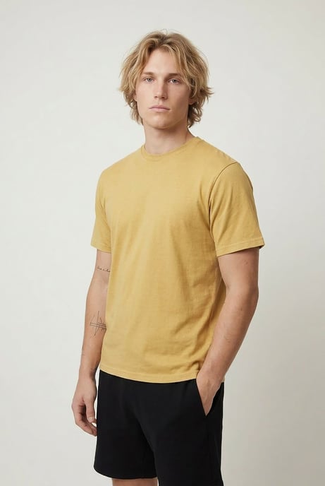Basic Regular Fit Crew Neck T-Shirt - Image 4