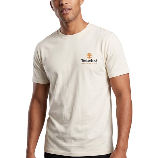 Timberland Mens T Shirts Illustrated Tree Logo Crew Neck Pullover Summer Top New - Image 1