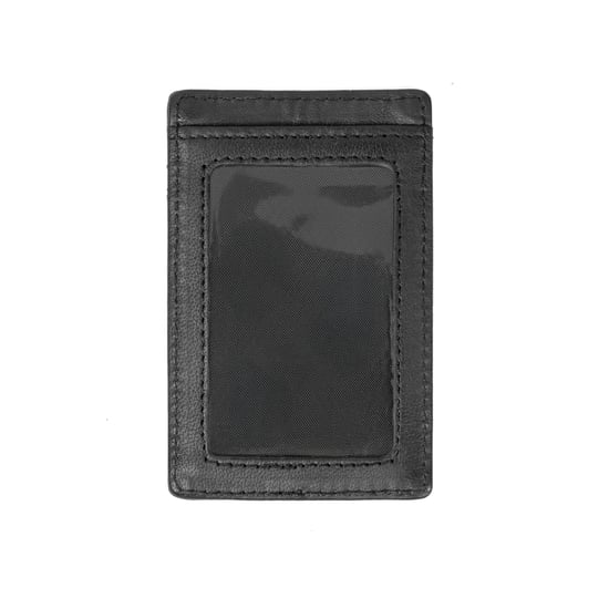 Men’s RFID Genuine Leather Card Holder Wallet, Slim ID & Card Case in Black - Image 6