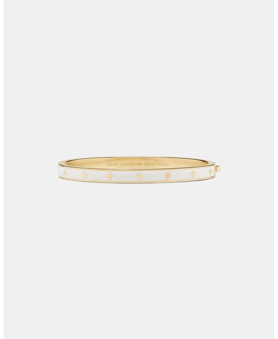 Spot The Spade Enamel Hinged Bangle - Image 1