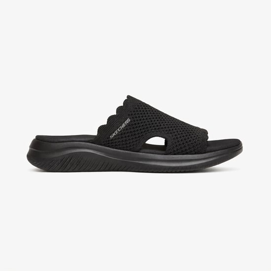 Skechers Ultra Flex 3.0 Sandal-bring I Womens Sliders Black - Image 1