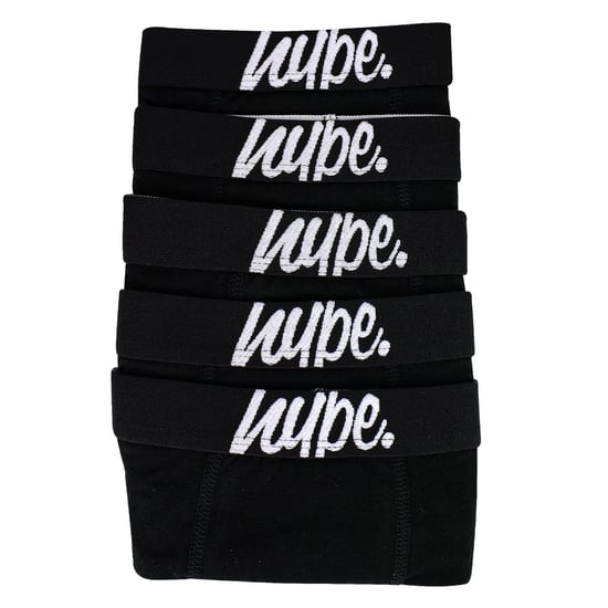 5 Pack Boys Cotton Rich Boxer Shorts Black Stretch Underwear - Image 2