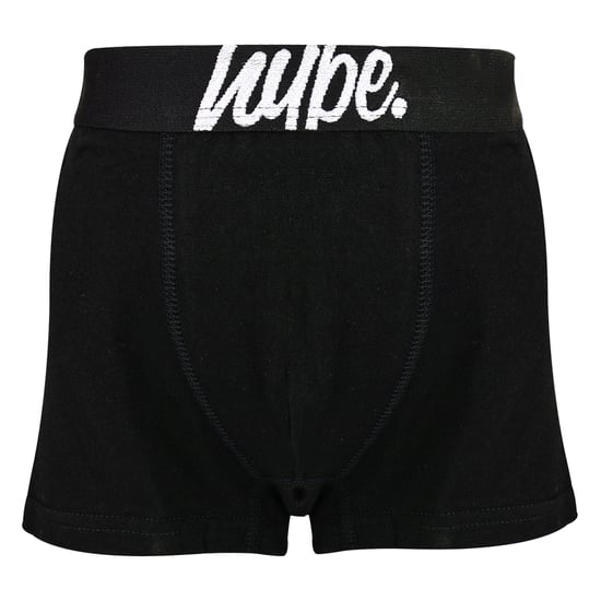 5 Pack Boys Cotton Rich Boxer Shorts Black Stretch Underwear - Image 3