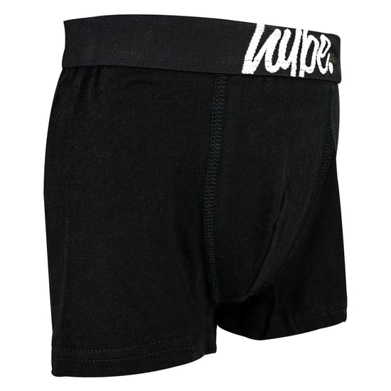 5 Pack Boys Cotton Rich Boxer Shorts Black Stretch Underwear - Image 4