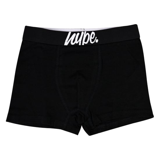 5 Pack Boys Cotton Rich Boxer Shorts Black Stretch Underwear - Image 5