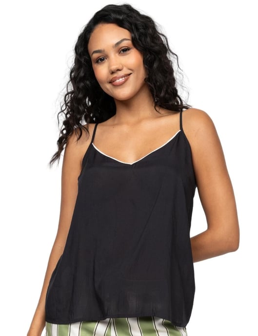 Cyberjammies Nancy Modal Cami - Black - Image 1