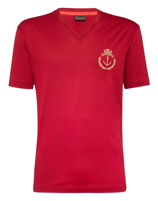 T-shirt med V-ringning - Image 1