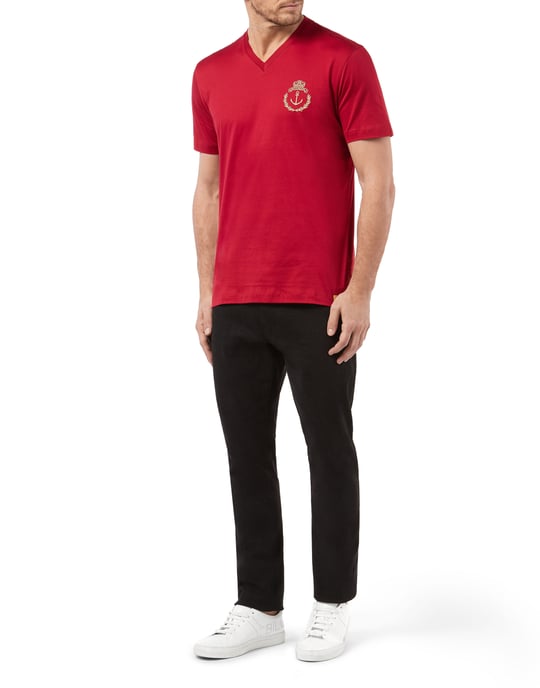 T-shirt med V-ringning - Image 3