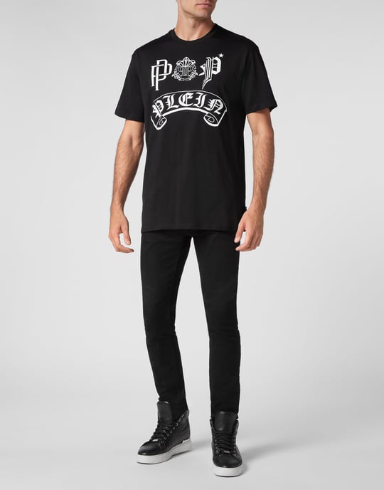 T-Shirt Ronde Hals Gothic Plein - Image 3