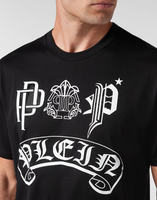 T-Shirt Ronde Hals Gothic Plein - Image 5