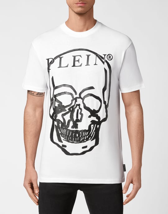T-Shirt Rund Hals Skull And Plein - Image 2