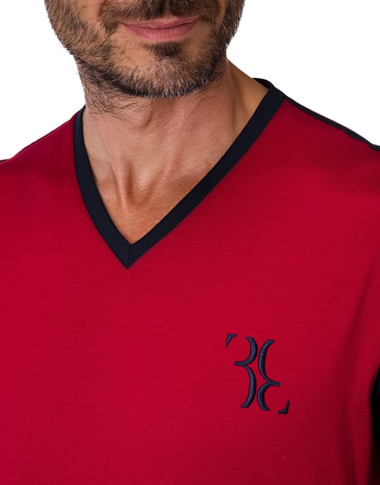T-Shirt V-Neck Double B - Image 4