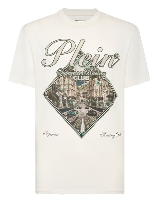 T-shirt med rund hals - Image 1
