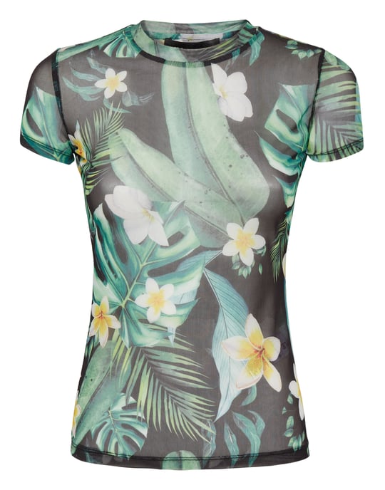 T-Shirt Ronde Hals Hawaii - Image 1