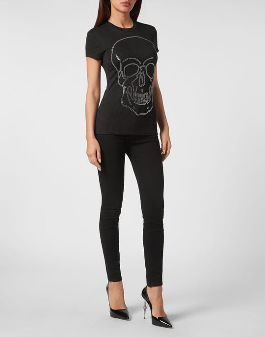 T-Shirt Rund Hals Skull - Image 4