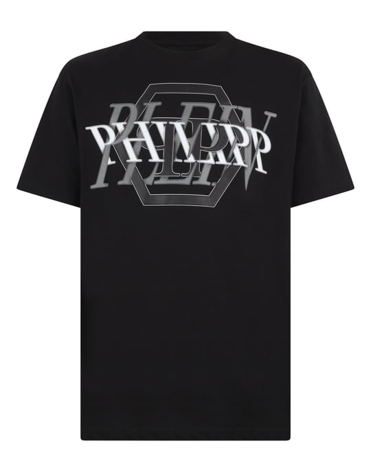 Round Neck T-Shirt Logo Hexagon - Image 1