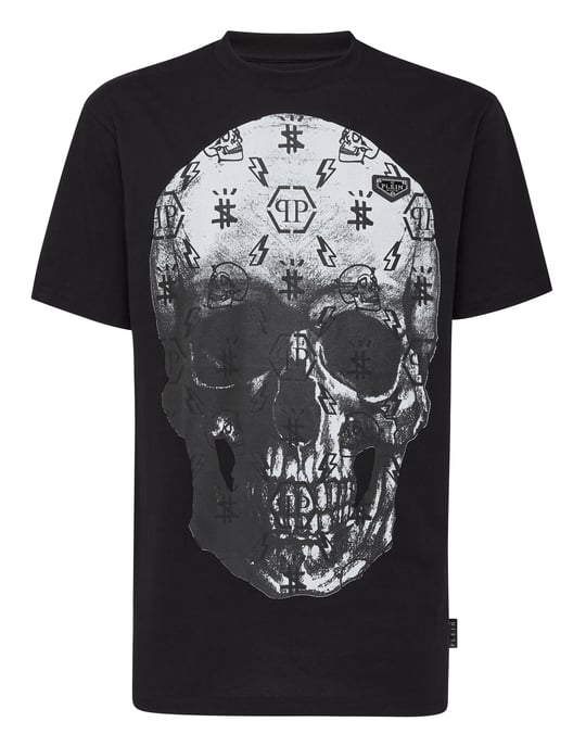 T-Shirt Rund Hals Skull - Image 1