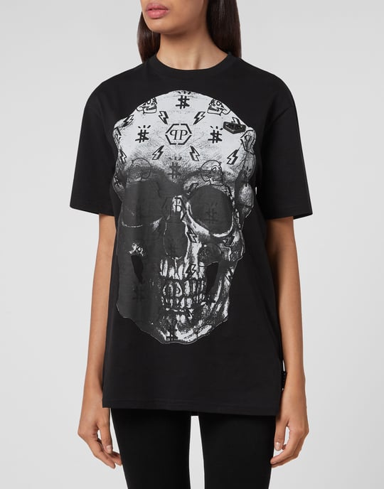 T-Shirt Rund Hals Skull - Image 3