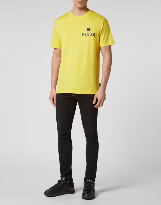 T-Shirt Round Neck Gothic Plein - Image 3