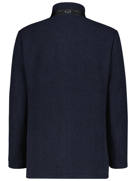 Wooddown wool coat - Navy - Image 2