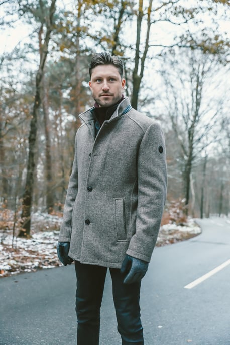 Wooddown wool coat - Antilope - Image 3