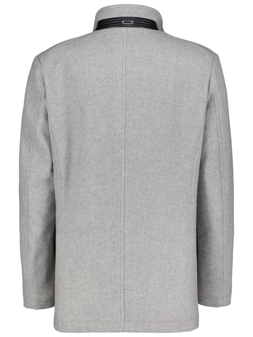 Wooddown wool coat - Light Grey - Image 2