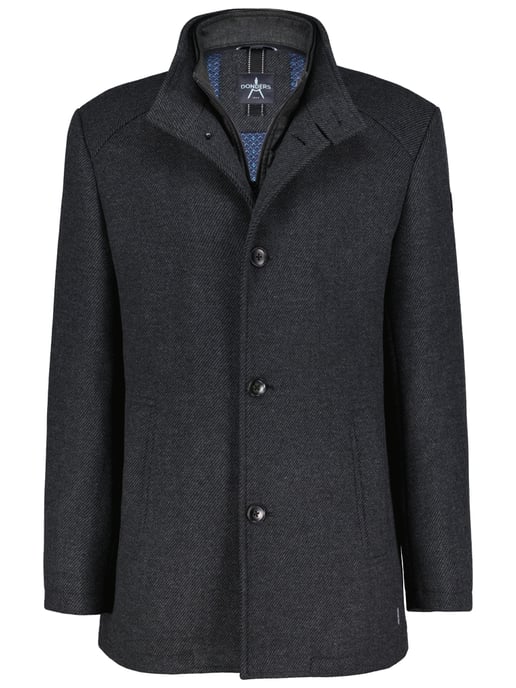 Wooddown wool coat - Graphite - Image 1