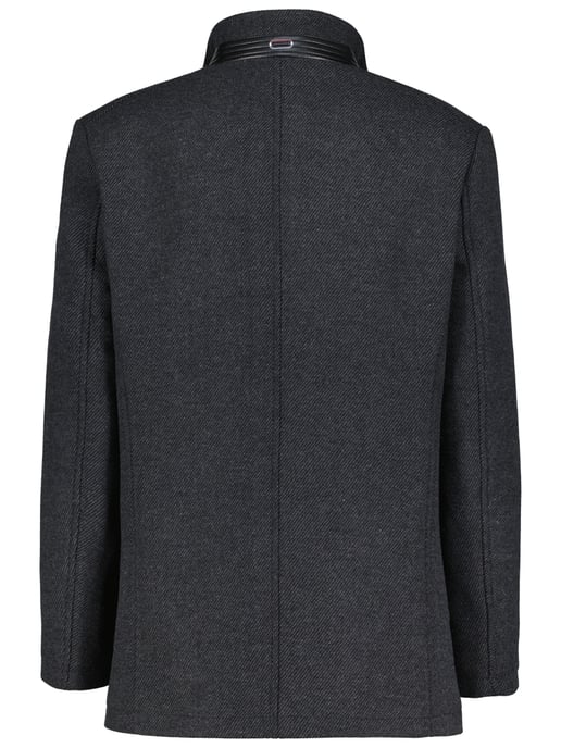 Wooddown wool coat - Graphite - Image 2