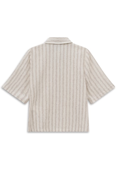 Bugatti Damen Blouse met korte mouwen, gestreept, met overhemdkraag - Image 5