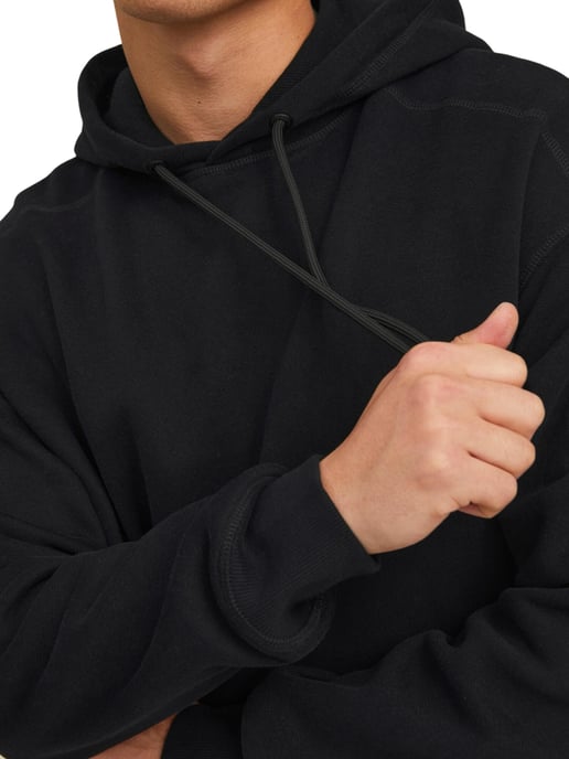 Jack & Jones Hoodies Jcoclassic Waffle Sweat Hood  Zwart - Image 5