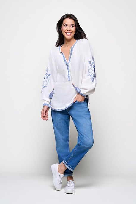 Caroline Tensen Iseo Blouse Wit - Image 1