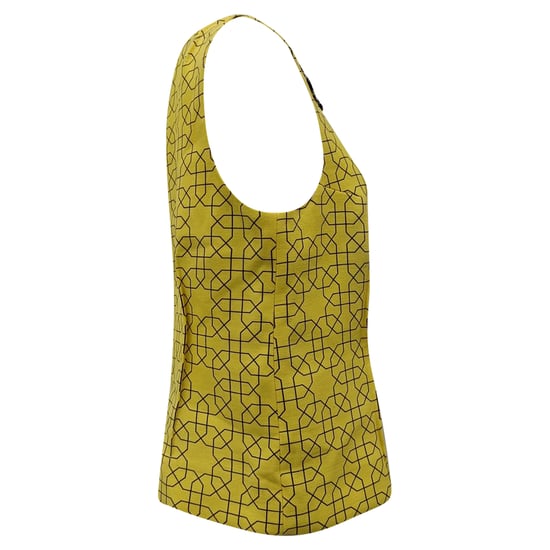 Marni Embellished Top in Yellow Wool - Image 2