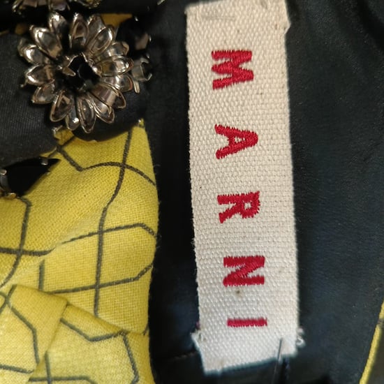 Marni Embellished Top in Yellow Wool - Image 4