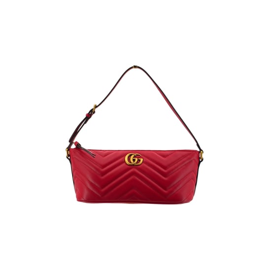 Gucci leren schoudertas GG Marmont - Image 1